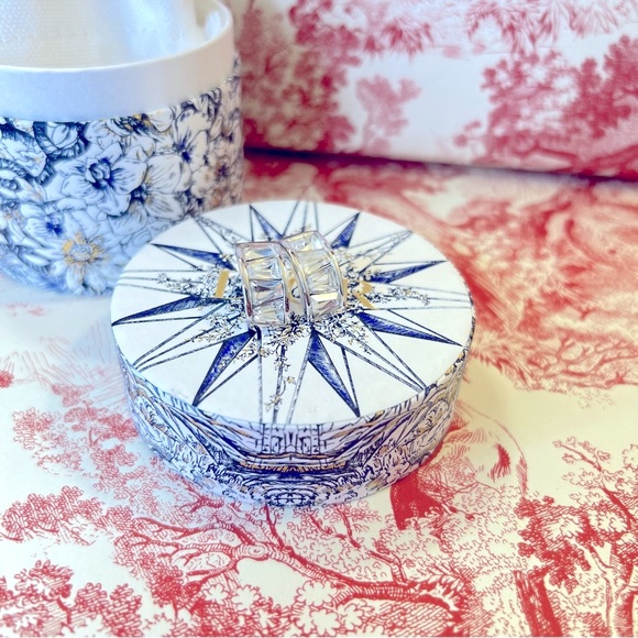 DIOR Pierced Earrings “Timeless Diamanté” Authentic Christian Dior - Picture 5 of 10